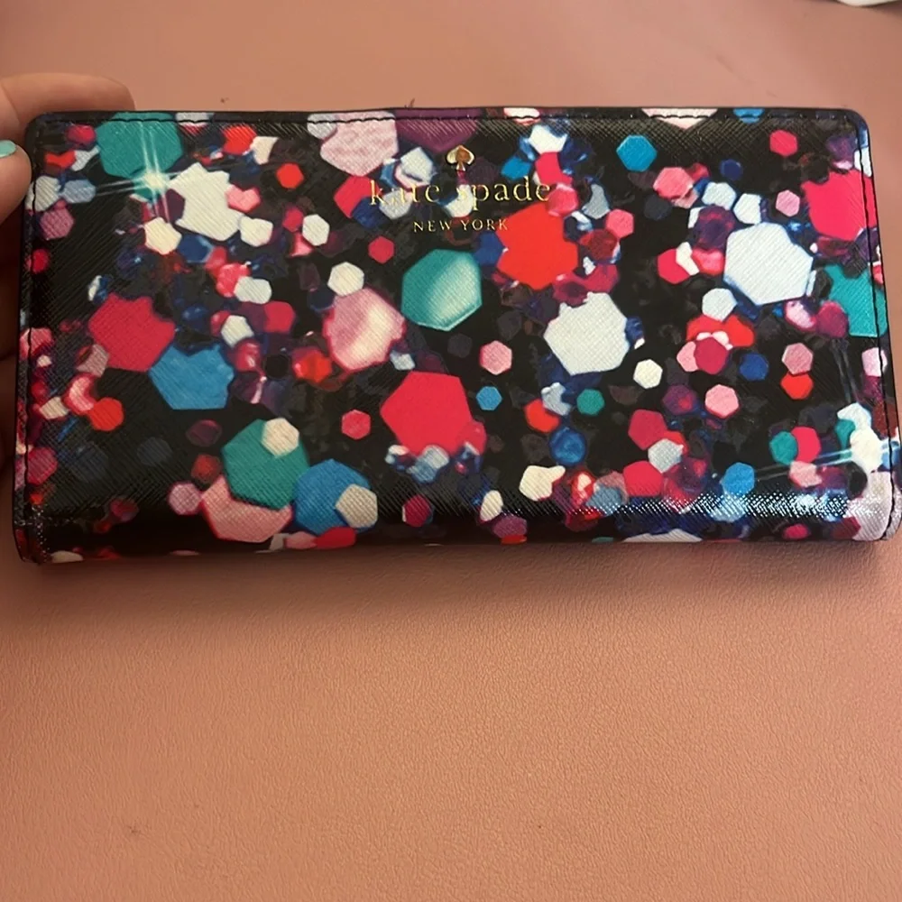 Kate Spade Splatter Paint Wallet